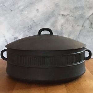 EUC rare vintage 1950s Dansk Flamestone 5 qt stoneware casserole